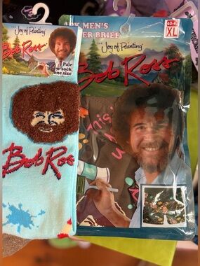Bob Ross men’s boxer briefs and sock bundle NWT